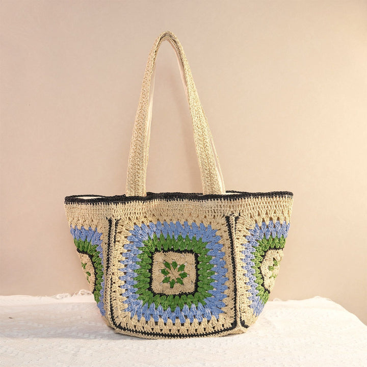 Hand-knotted cotton tote bag Stornfield