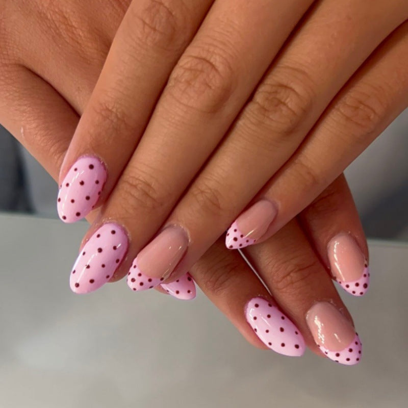 Artistic Polka Dot Press-On Nail Design Stornfield