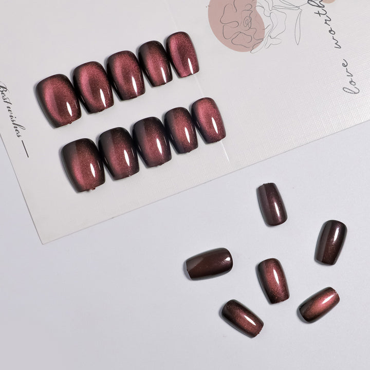 Stylish Gradient Press-On Nails Stornfield