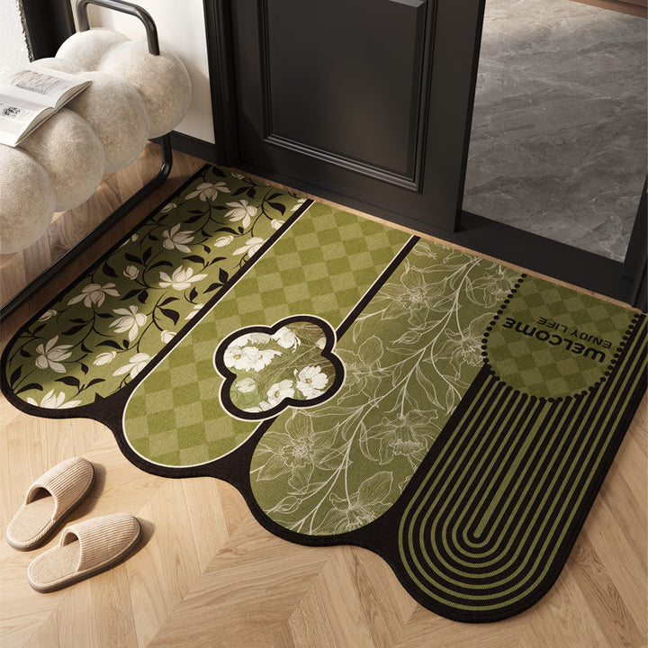 Botanical Design Area Rug
