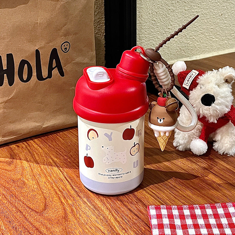Women's Insulated Water Bottle with Playful Bear Design Stornfield