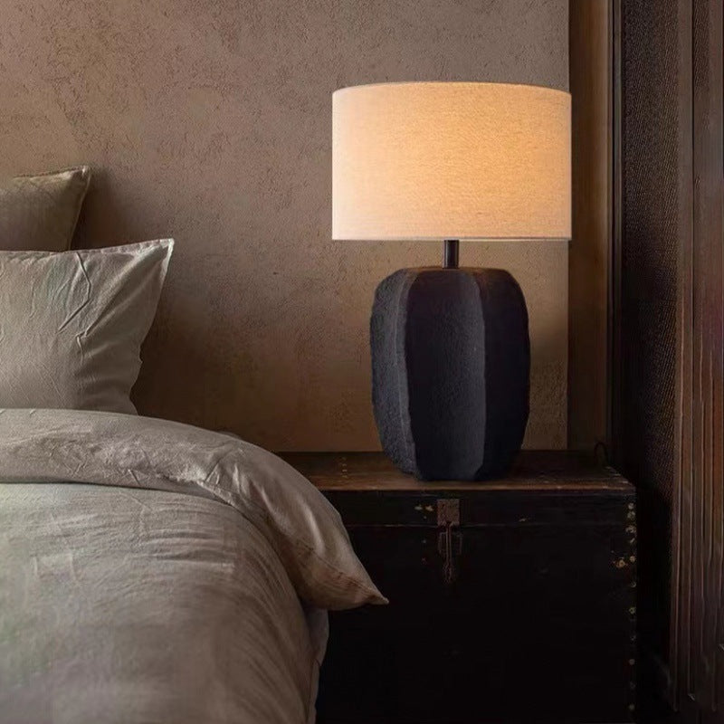 Sculptural Stone Table Lamp