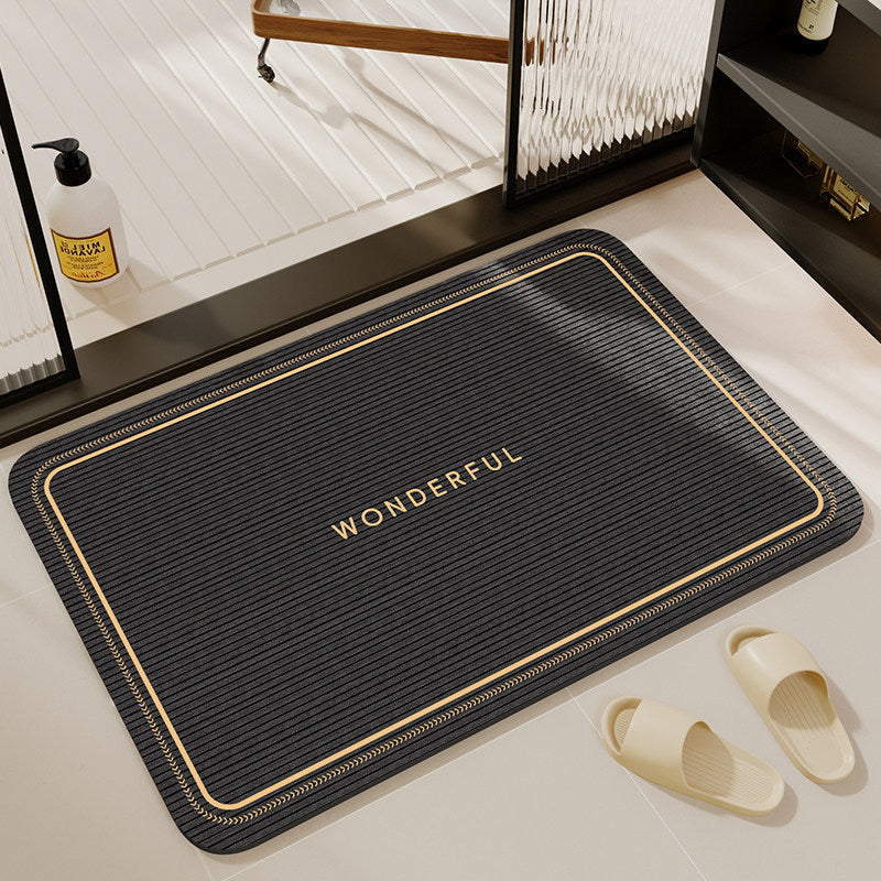 Playful Animal-Themed Bathroom Mat