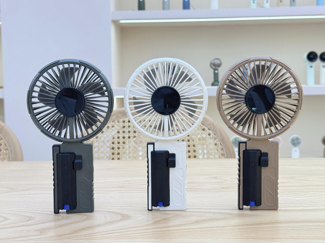 Unisex Portable Handheld Fan with Powerful Battery and Compact Design Stornfield