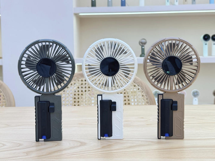Unisex Portable Handheld Fan with Powerful Battery and Compact Design Stornfield
