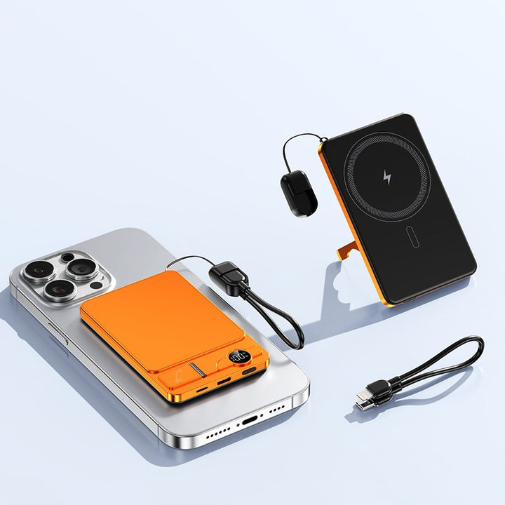Portable power bank with integrated wireless charging technology and dual fast charging function Stornfield