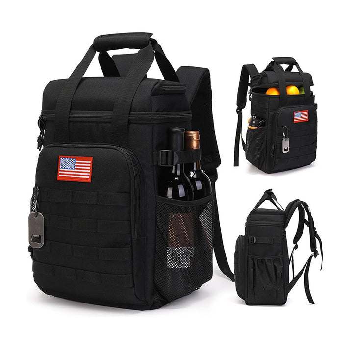 Insulated cooler backpack with multiple compartments Stornfield