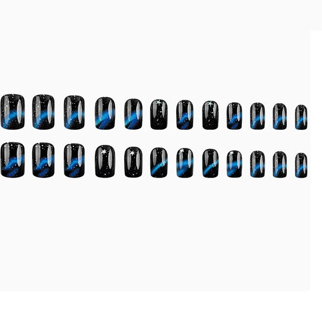Galaxy-Themed Nail Art Set Stornfield
