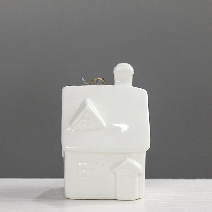 Decorative Ceramic House Figurine Stornfeild