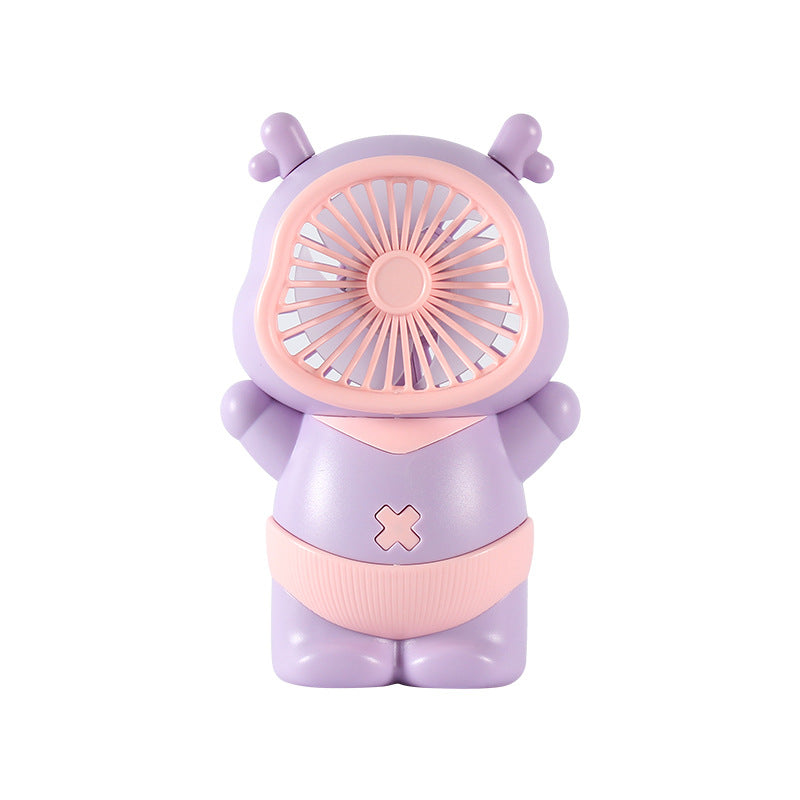 Unisex Portable Mini Fan in playful Bear Design Stornfield