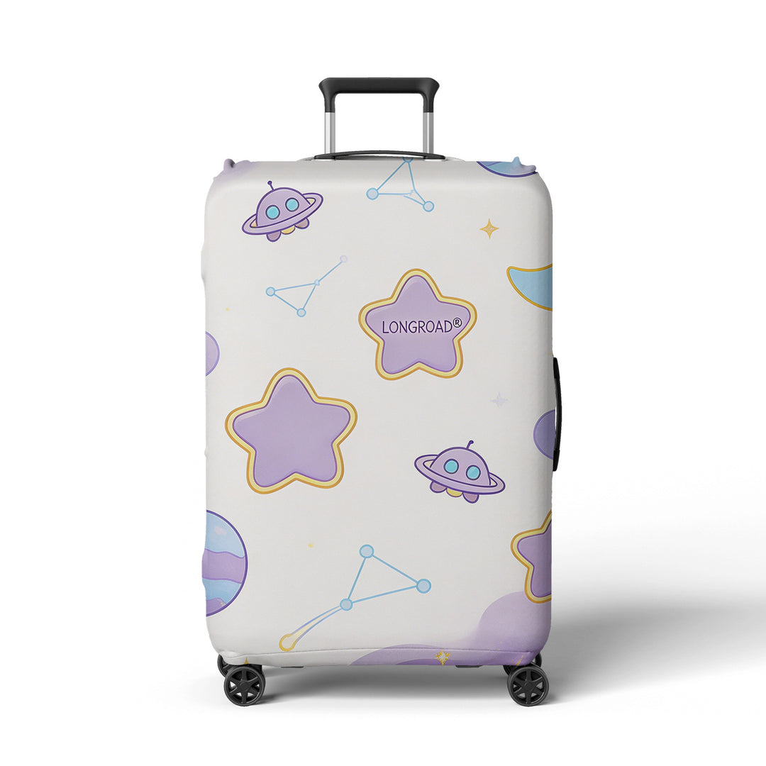Women's suitcase cover with playful space design Stornfield