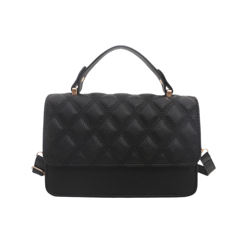 Quilted Faux Leather Handcrafted Handbag