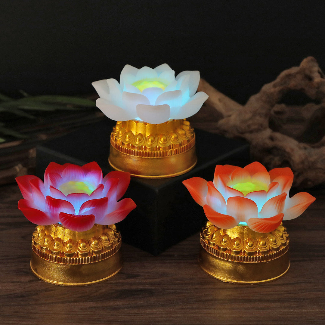 LED Lotus Flower Table Lamp