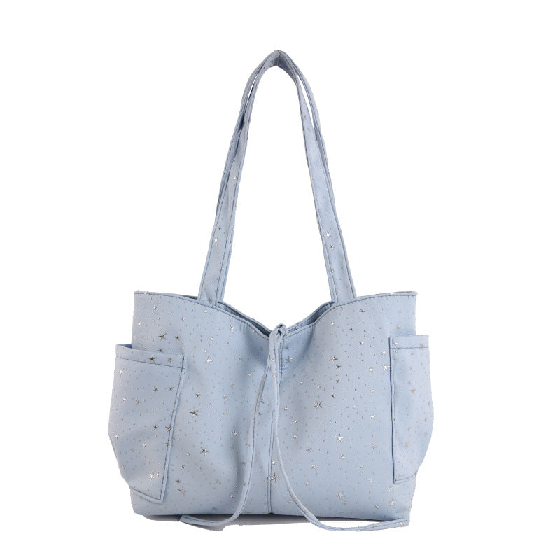 WoStar-Patterned Canvas Tote Bag Stornfield