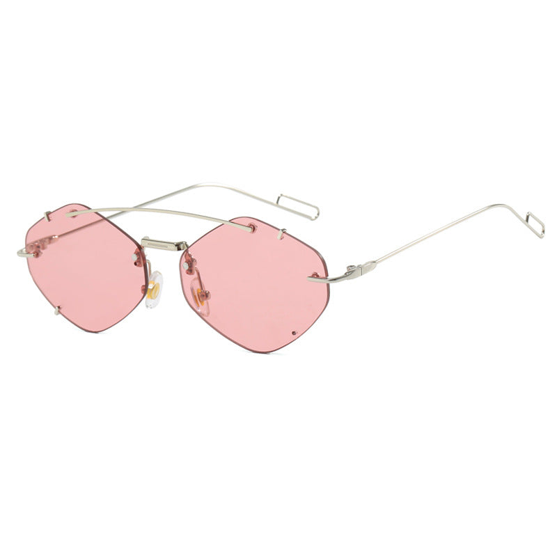 Women geometric sunglasses with ultra-light metal frame Stornfield