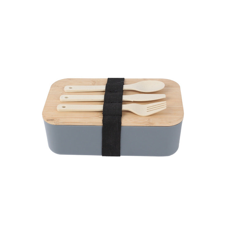 Eco-Friendly Bento Storage Box with Utensils