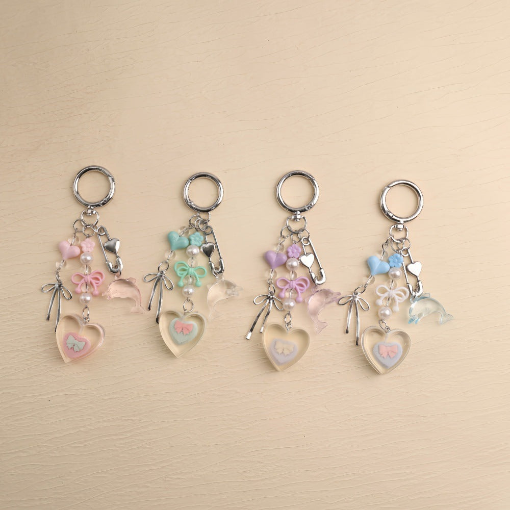 Playful keychain with colorful charms Stornfield