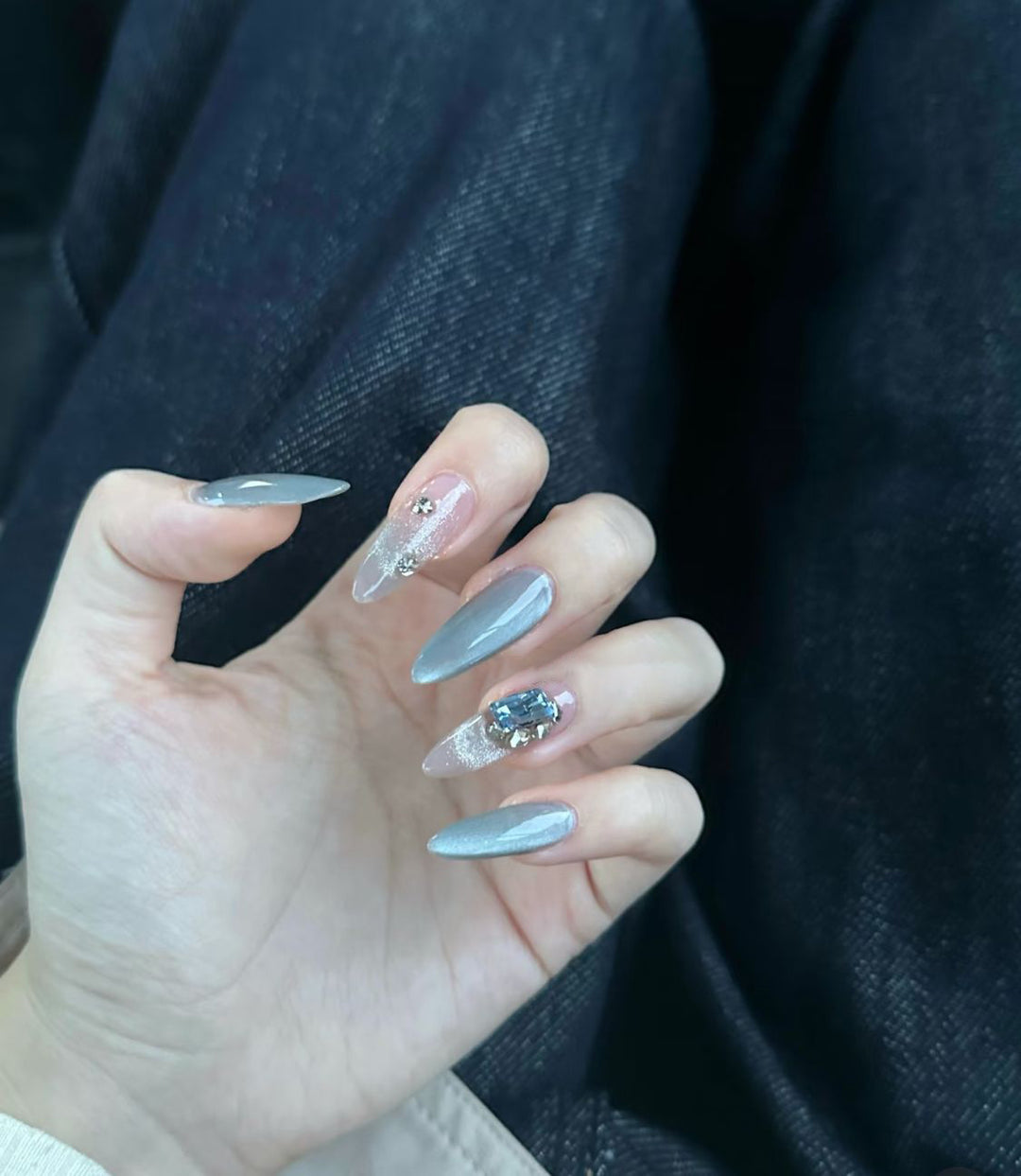 Artistic Heart Pattern Nail Art Extensions Stornfield