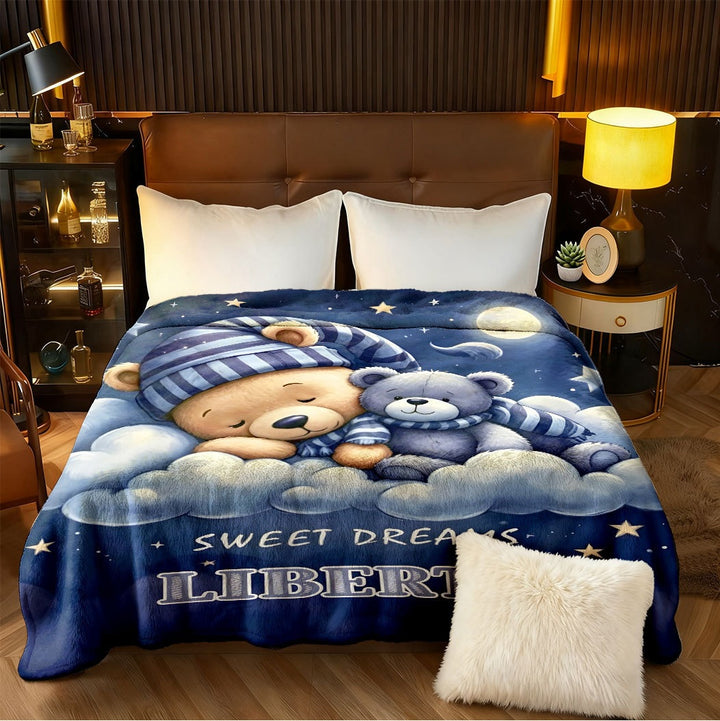 Cartoon-Themed Comfort Blanket
