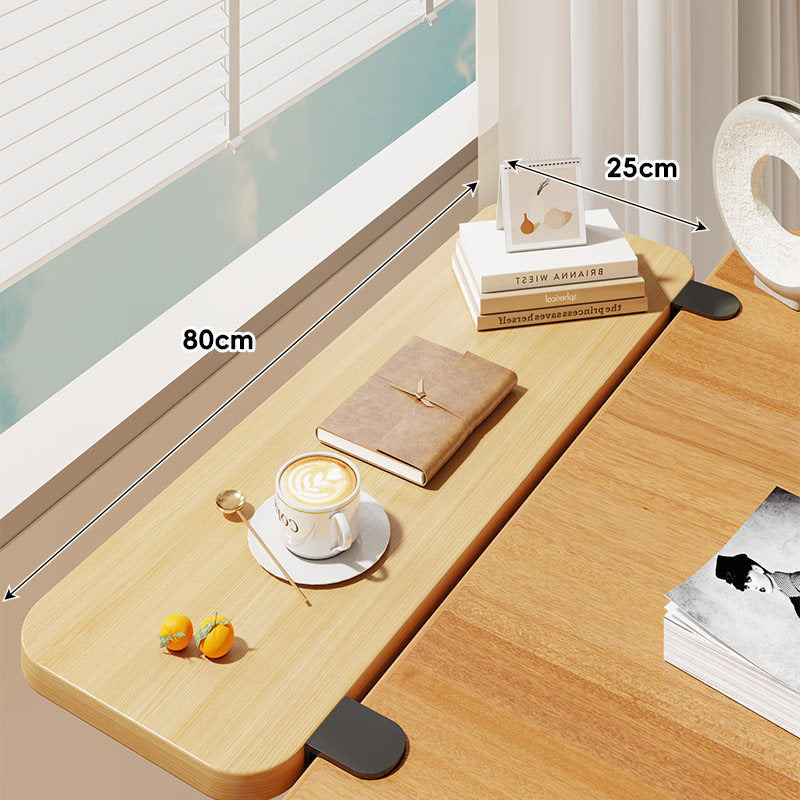 Clamp-On Window Sill Desk Extension Shelf