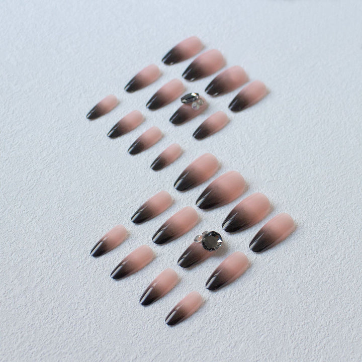 Elegant Ombre Stiletto Nail Art Set