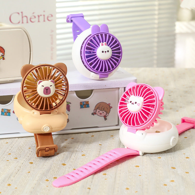 Women's portable handheld fan in cute rabbit design Stornfield