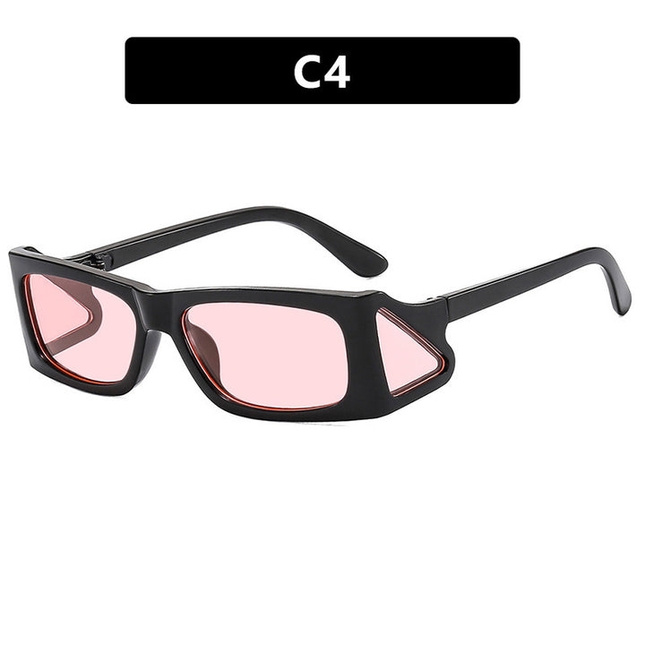 Ladies extravagant sunglasses in geometric design Stornfield