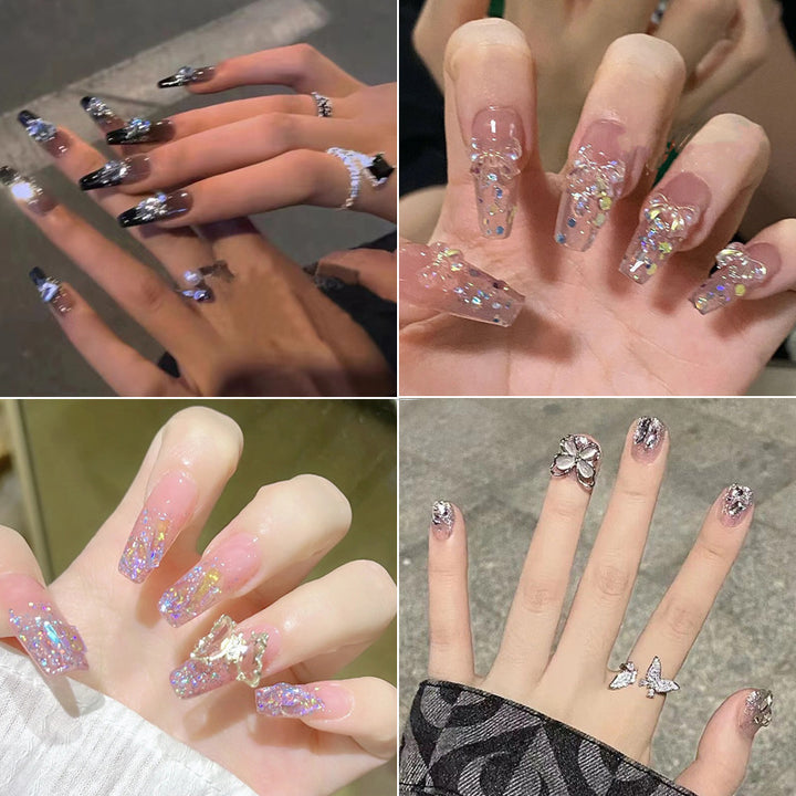 Floral-Inspired Elegant Press-On Nail Design Stornfield