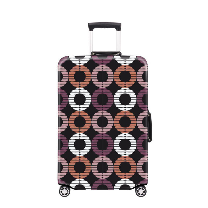 Women's Hard Shell Suitcase with Modern Geometric Design Stornfield