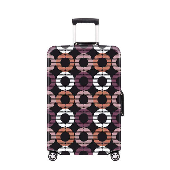 Women's Hard Shell Suitcase with Modern Geometric Design Stornfield