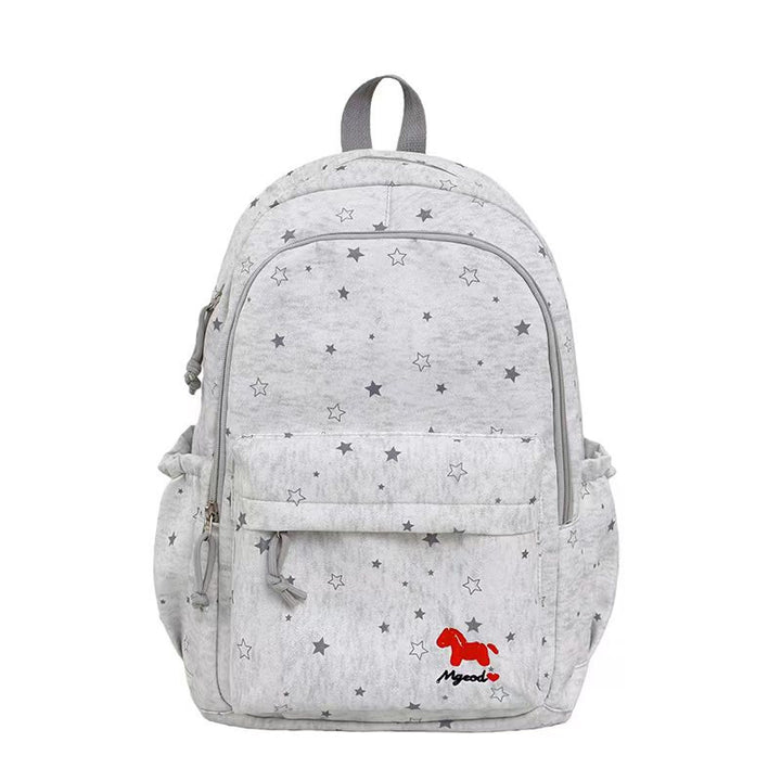 Star-Patterned Casual Backpack Stornfield