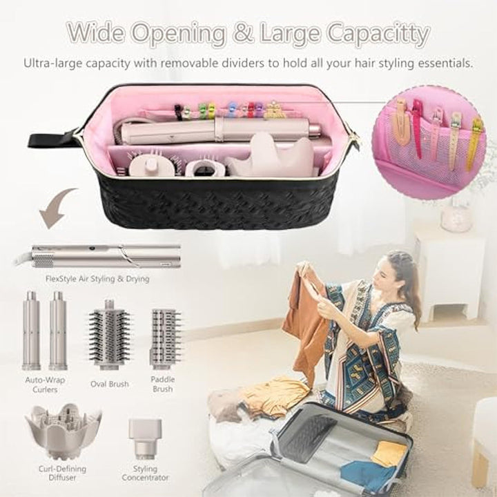 Cosmetic Organizer Bag with Multifunctional Compartments Stornfield