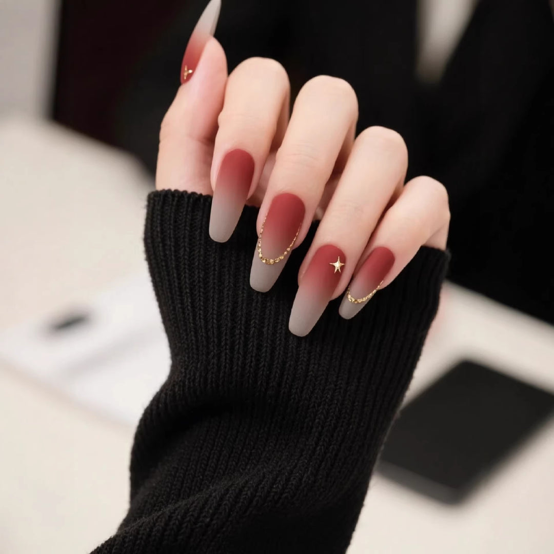 Ombre Decorative Press-On Nail Set