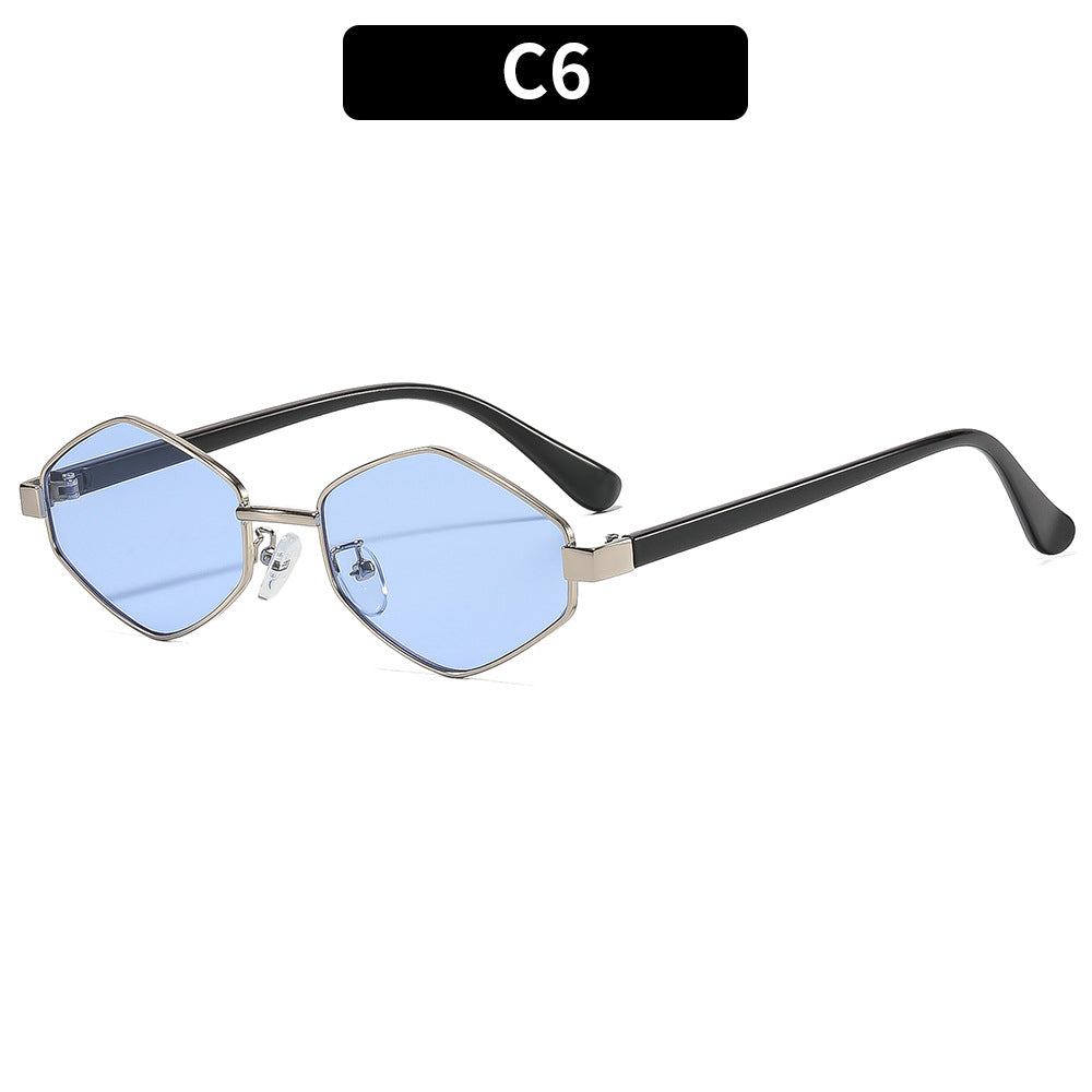 Hexagonal Frame Sunglasses