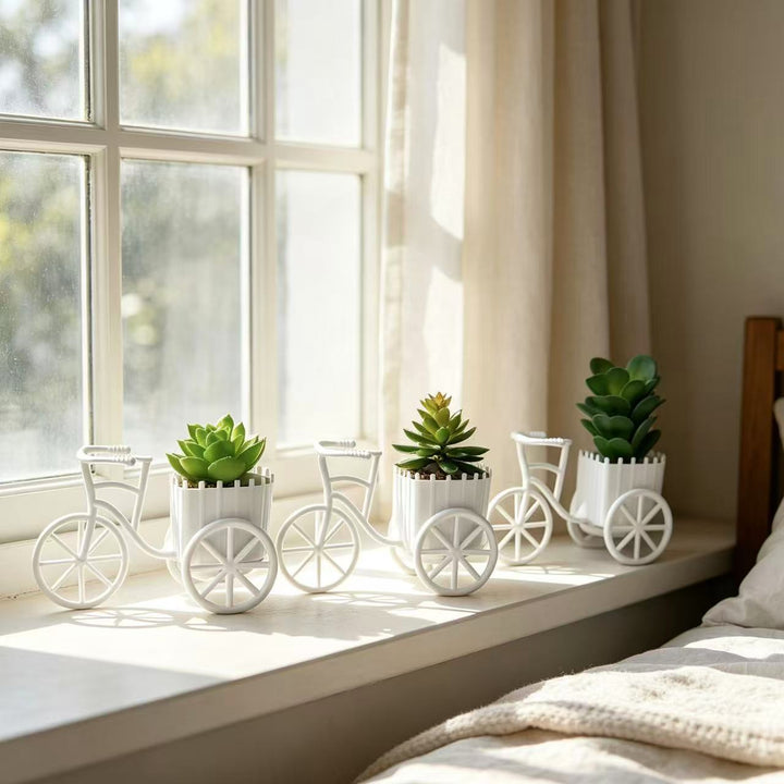 Decorative Bicycle Planter for Indoor Home Decor