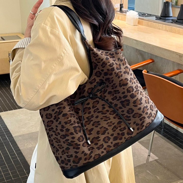 Leopard Print Casual Tote Bag Stornfield