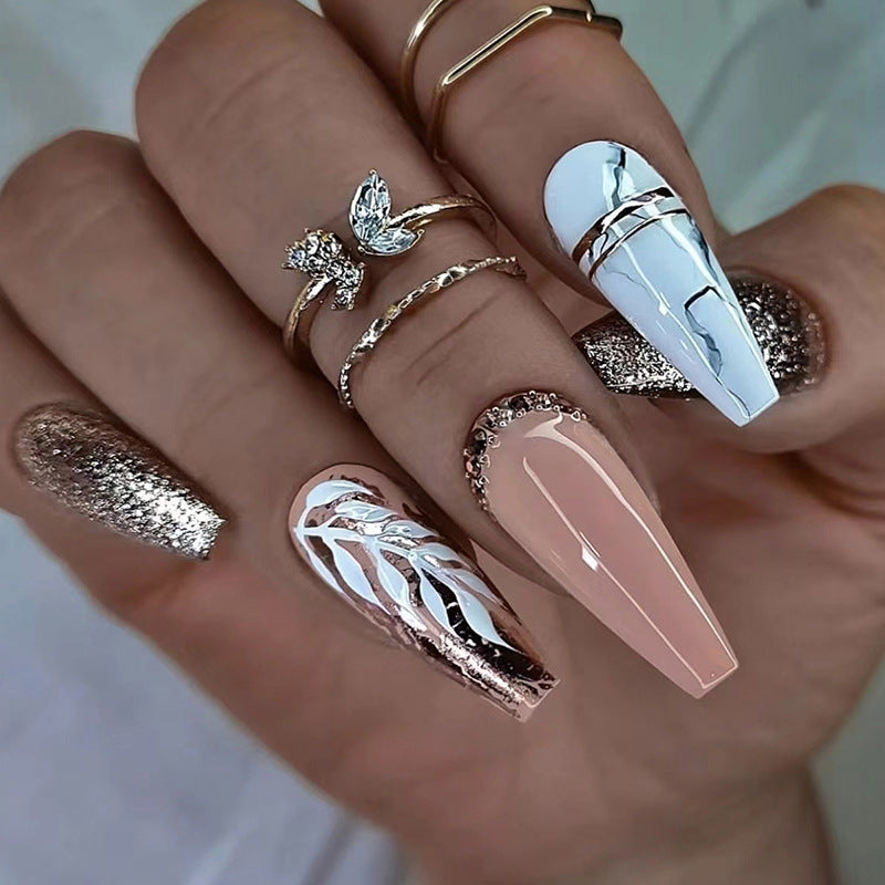 Decorative Glitter Nail Tips Stornfield