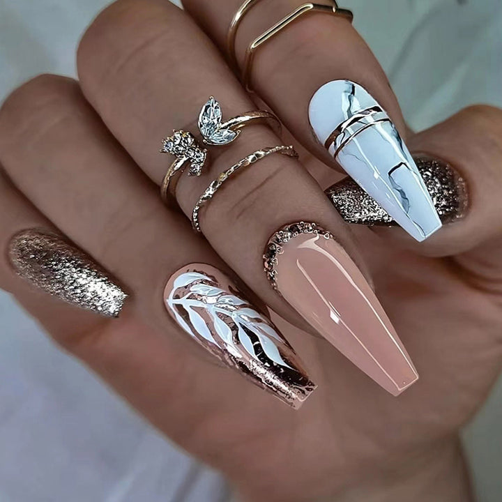 Decorative Glitter Nail Tips Stornfield