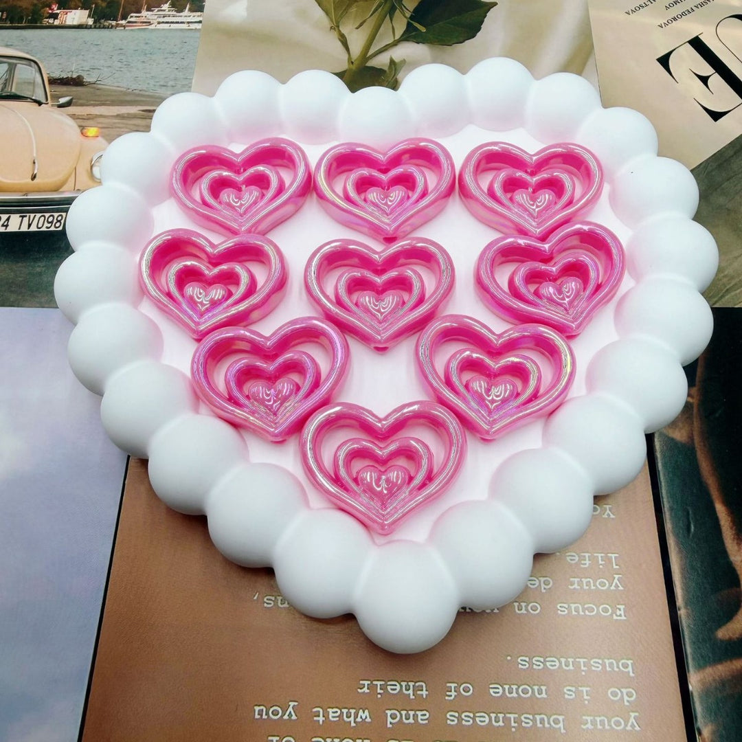 Decorative Heart-Shaped Resin Candle Holder Stornfield