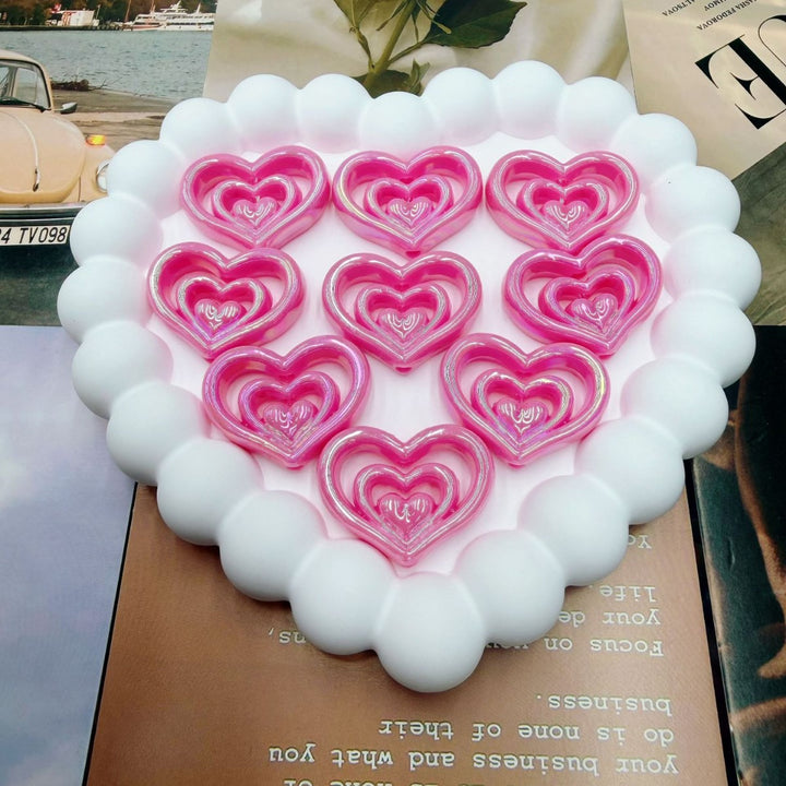 Decorative Heart-Shaped Resin Candle Holder Stornfield