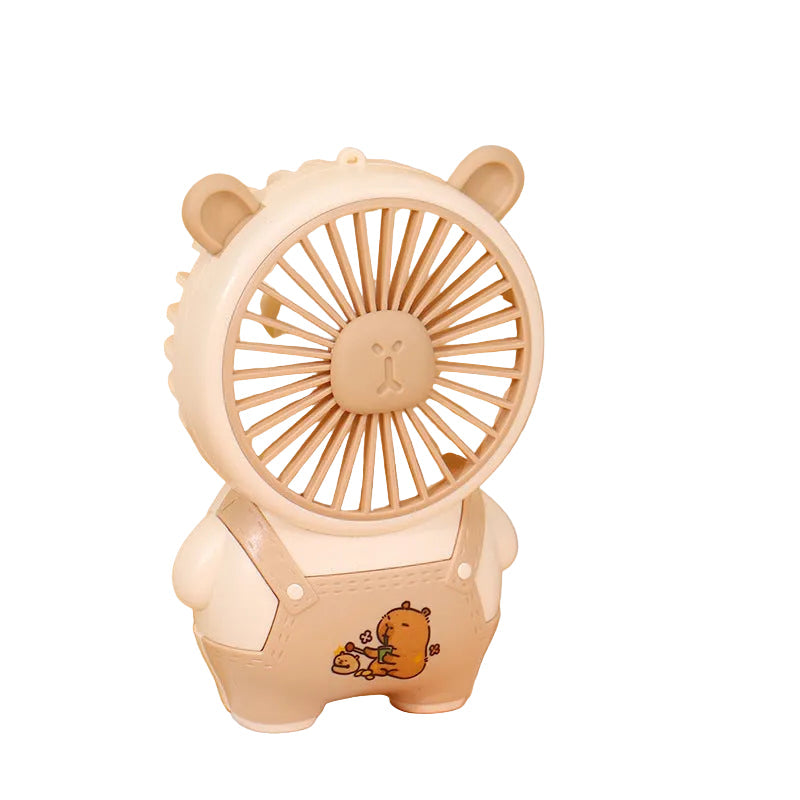 Women's Portable Mini Hand Fan with Animal Ears and USB Charging Function Stornfield