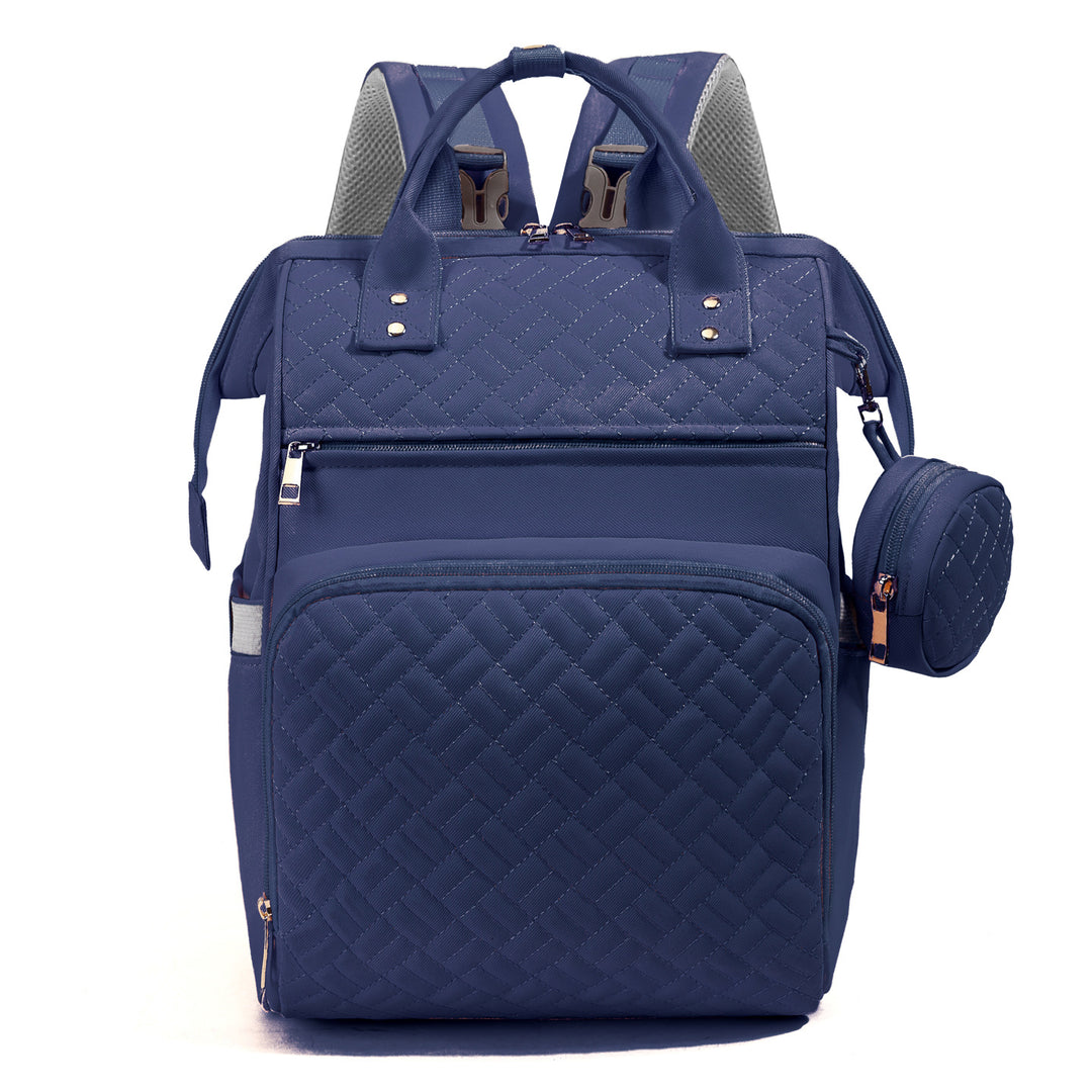 Quilted Multi-Compartment Travel Backpack Stornfield