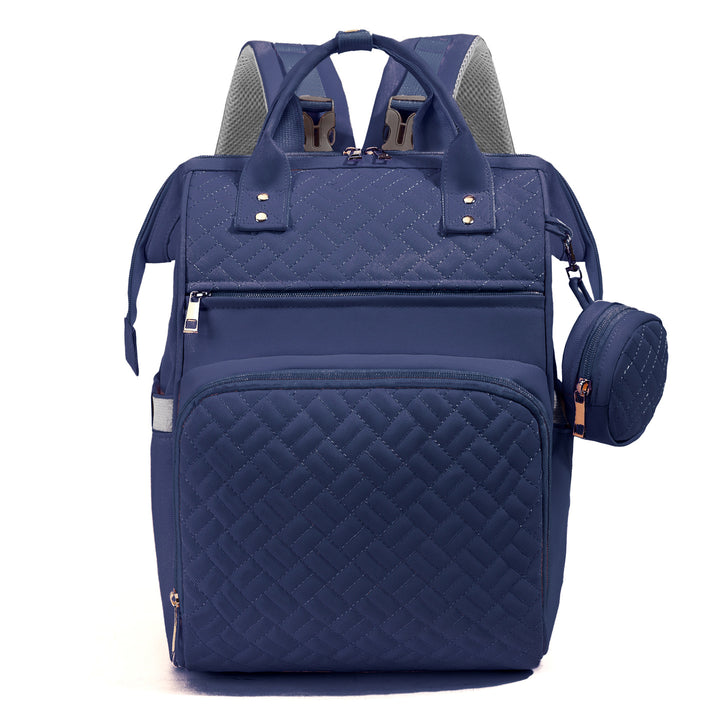 Quilted Multi-Compartment Travel Backpack Stornfield