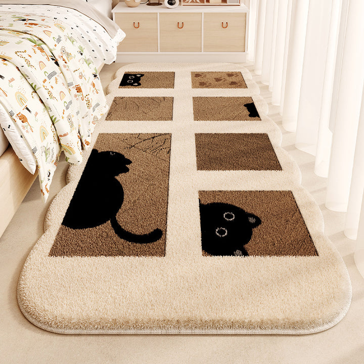 Children's Fun-Themed Plush Area Rug for Home