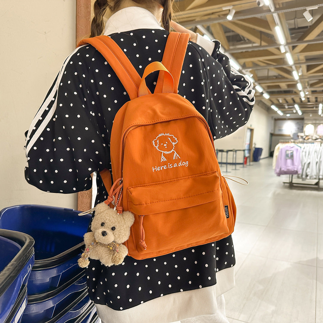 Playful Illustrated Casual Backpack Stornfield
