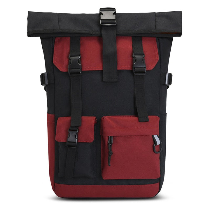 Modern rolltop backpack with multifunctional exterior pockets Stornfield