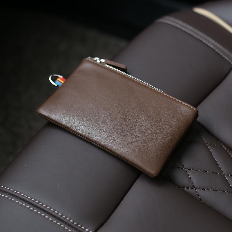 Zippered Leather Cardholder Stornfield