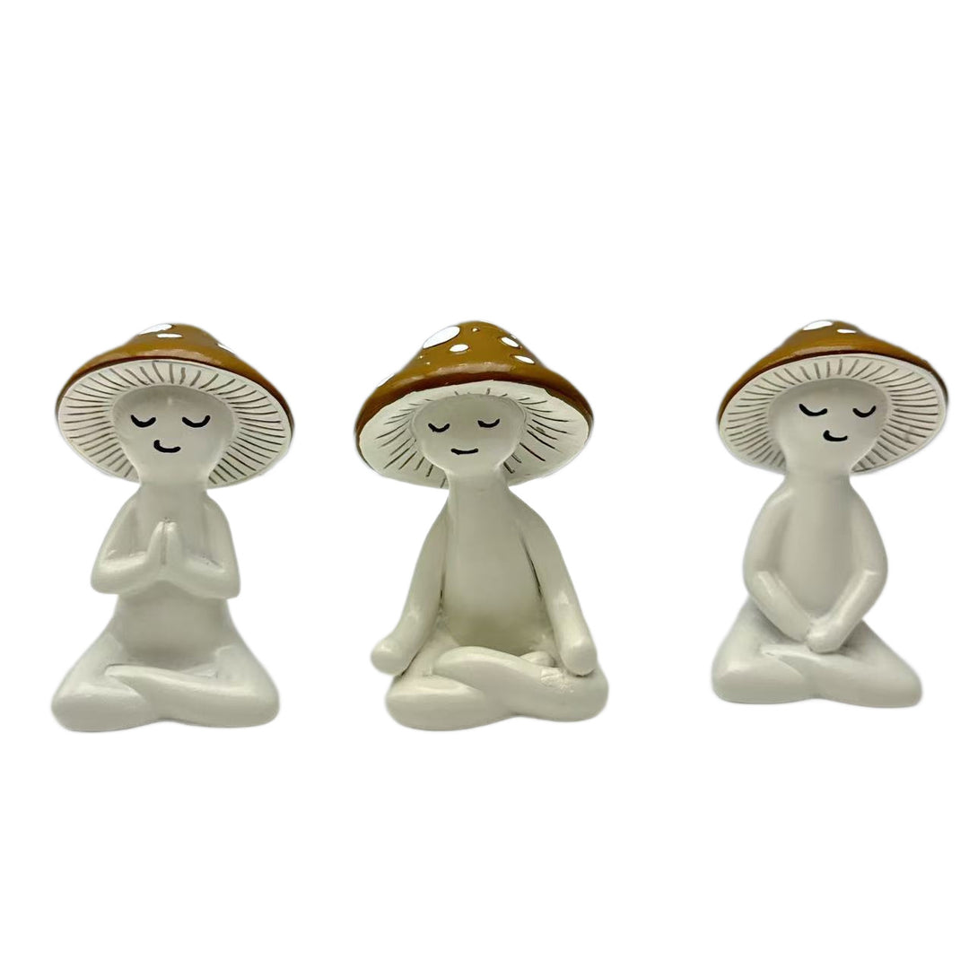 Meditating Mushroom Decoration Figure Stornfield