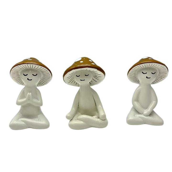 Meditating Mushroom Decoration Figure Stornfield