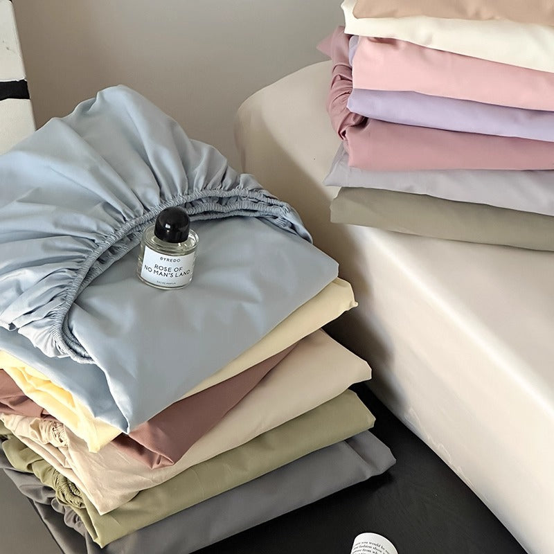 Cooling Bamboo-Blend Deep-Pocket Fitted Sheet and Pillowcase Set